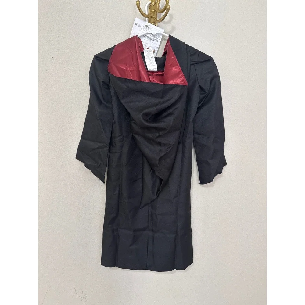 Disguise Harry Potter Costume Kids S 4-6 Black Gryffindor Robe and Tie Set - Picture 4 of 4